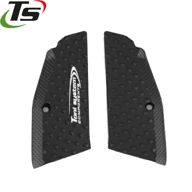 Plaquettes de crosse courtes en aluminium Vibram pour CZ 75B & SP-01, CZ TS 2, CZ Shadow 2