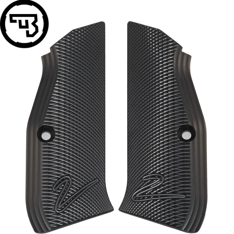 Plaquettes de crosse CZ TS 2, CZ Shadow 2, CZ 75B & SP-01 alu CZ
