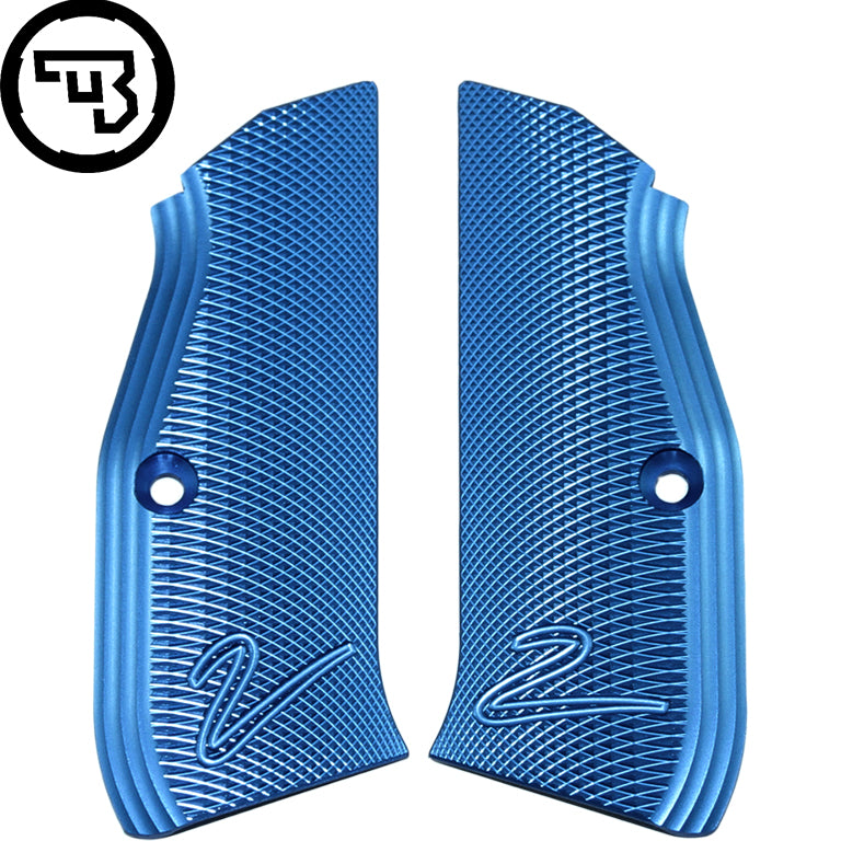 Plaquettes de crosse CZ TS 2, CZ Shadow 2, CZ 75B & SP-01 alu CZ