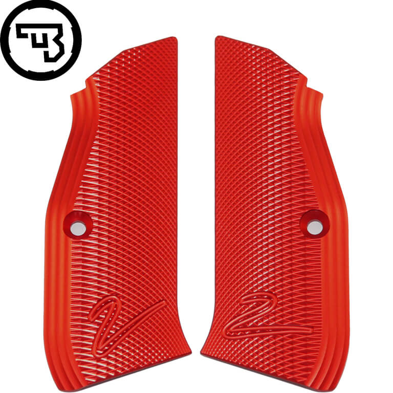 Plaquettes de crosse CZ TS 2, CZ Shadow 2, CZ 75B & SP-01 alu CZ