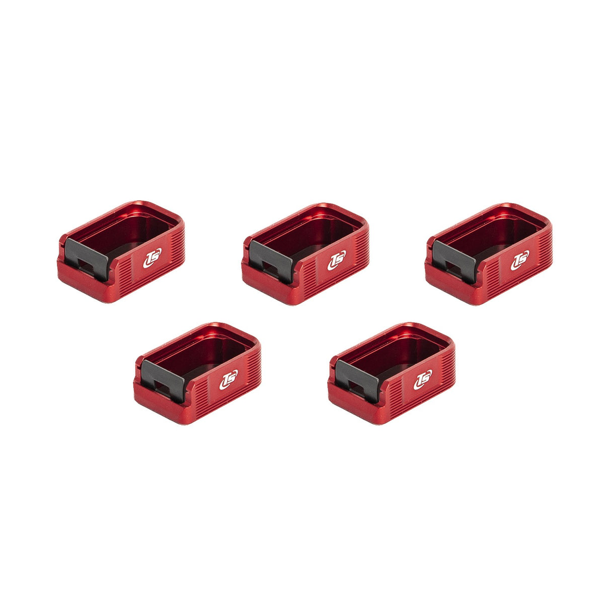 CZ Shadow 2, CZ 75 & SP-01 talons de chargeur alu TS - lot de 5 pcs | +2 cartouches