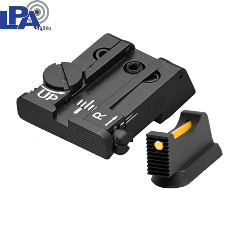 CZ Kadet adjustable LPA sight set with fiber optics