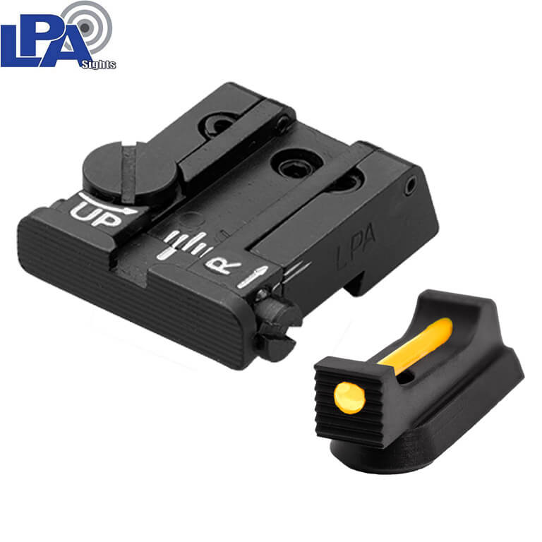 CZ P-10 adjustable sight set with fiber optics | LPA