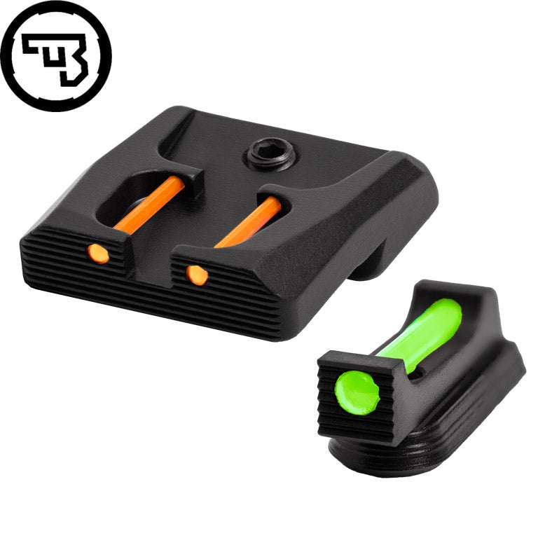 CZ P-07, CZ P-09 jeu d'organes de visée fixes avec fibres optiques | type B