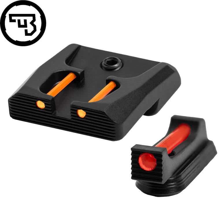 CZ P-07, CZ P-09 jeu d'organes de visée fixes avec fibres optiques | type B