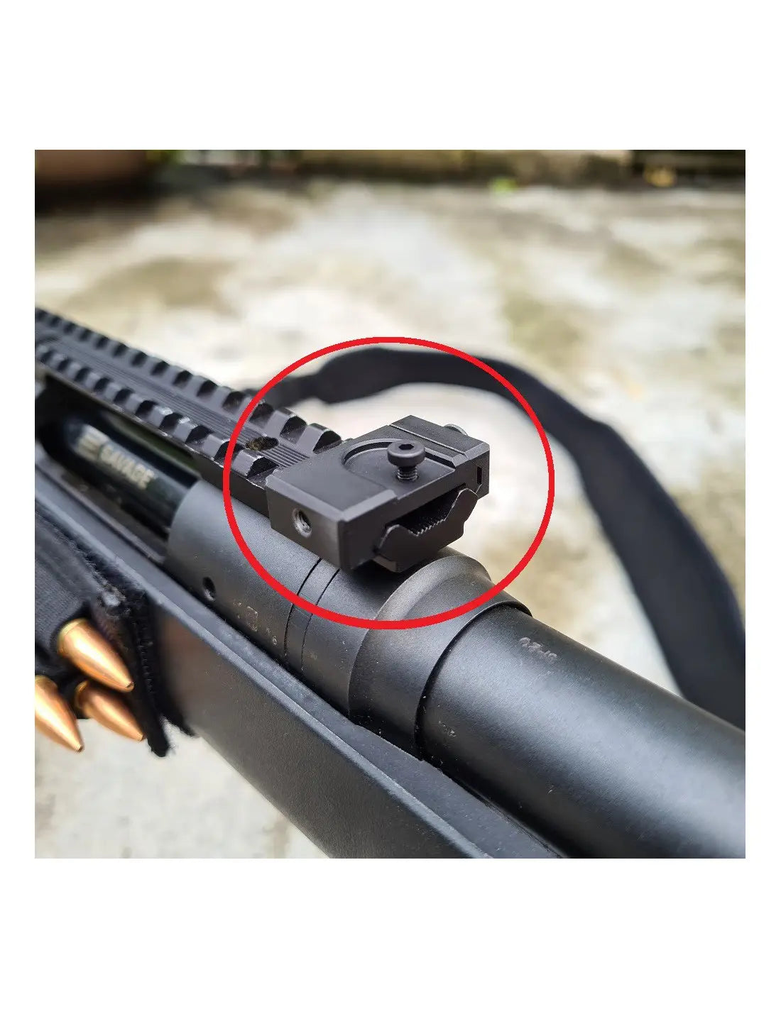 CZ 457, CZ 600 montage externe pour bande anti-mirage