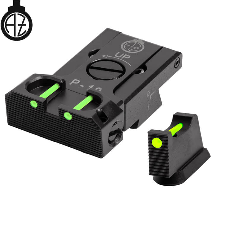 CZ P-10 organes de visée réglables | fibre optique B