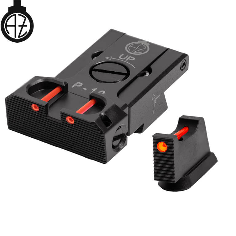 CZ P-10 organes de visée réglables | fibre optique B