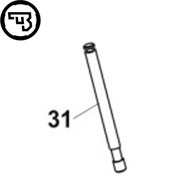 CZ P-07, CZ P-09 axe de verrou de chargeur | pièce n°31