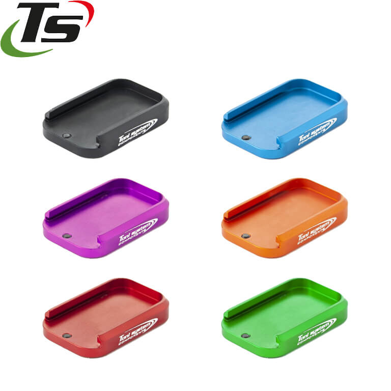 CZ Shadow 2, CZ 75B, CZ P-01, CZ 75 SP-01 talon de chargeur alu TS | +0,5 coup