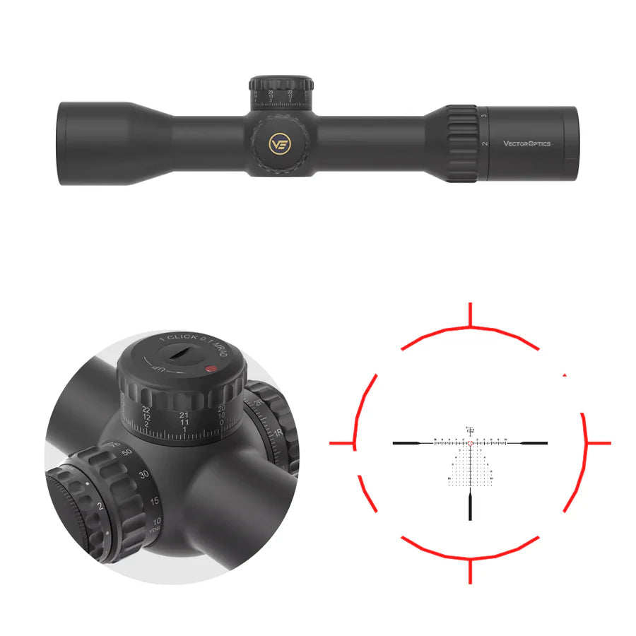 Vector Optics Continental x6 2-12x44 RAR lunette de visée