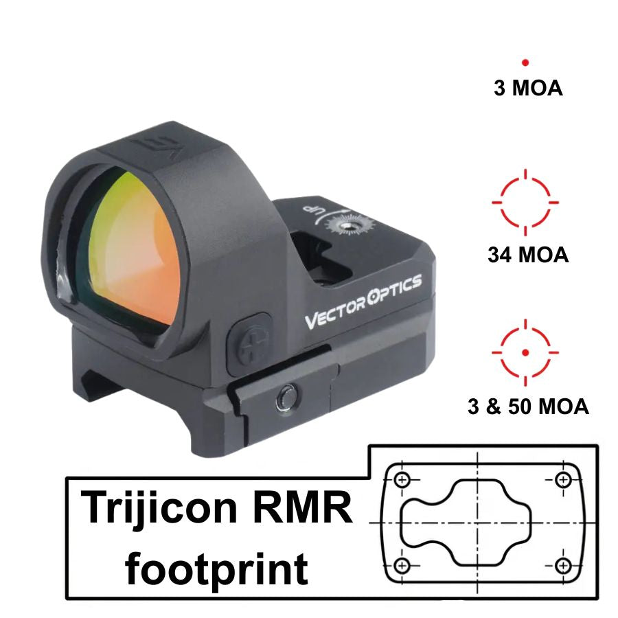 Vector Optics Frenzy 1x22x26 MOS MRS viseur point rouge