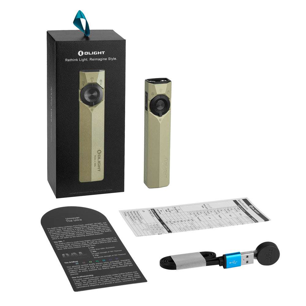 Olight ArkPro Ultra | lampe EDC plate 4-en-1 | 1.700 lm