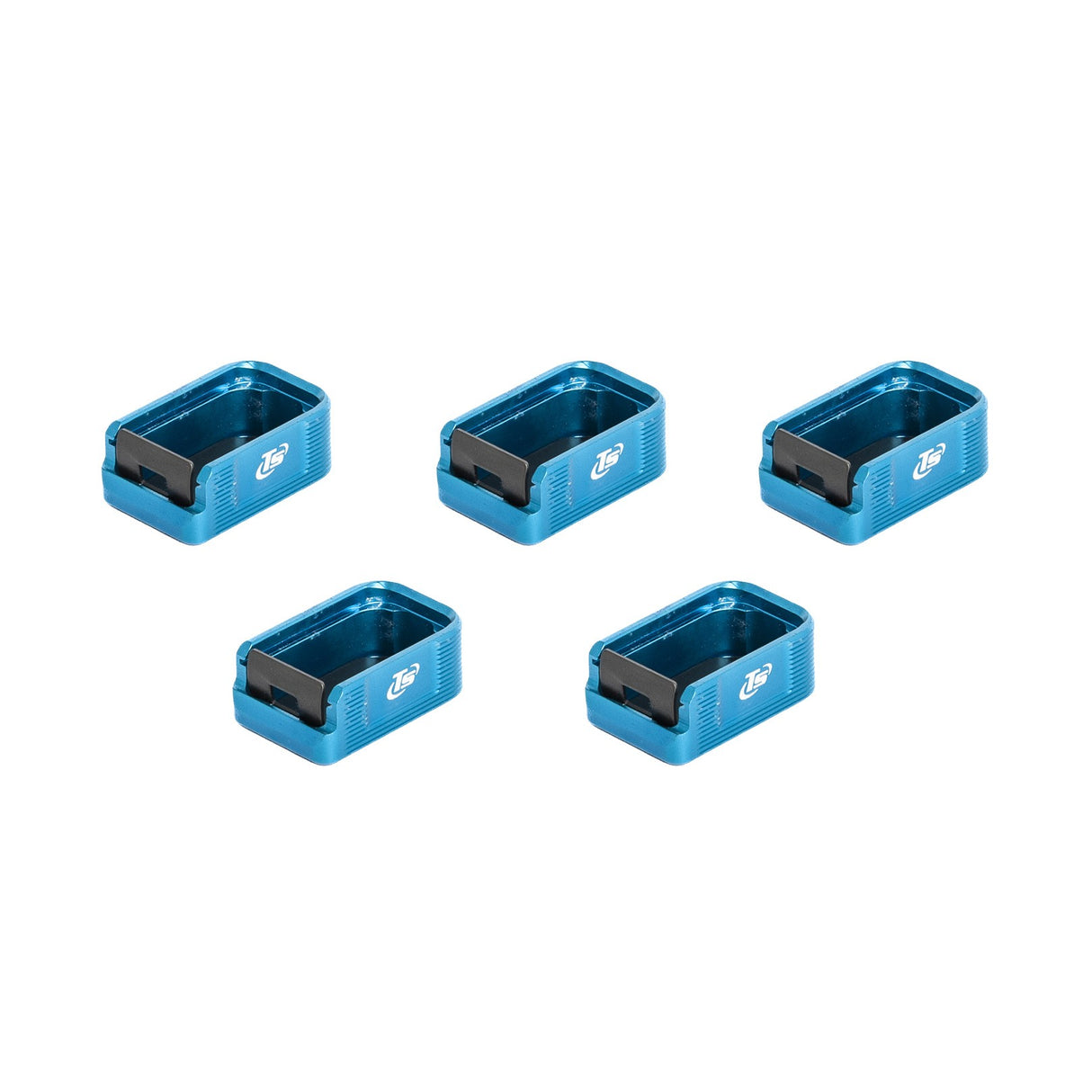 CZ Shadow 2, CZ 75 & SP-01 talons de chargeur alu TS - lot de 5 pcs | +2 cartouches