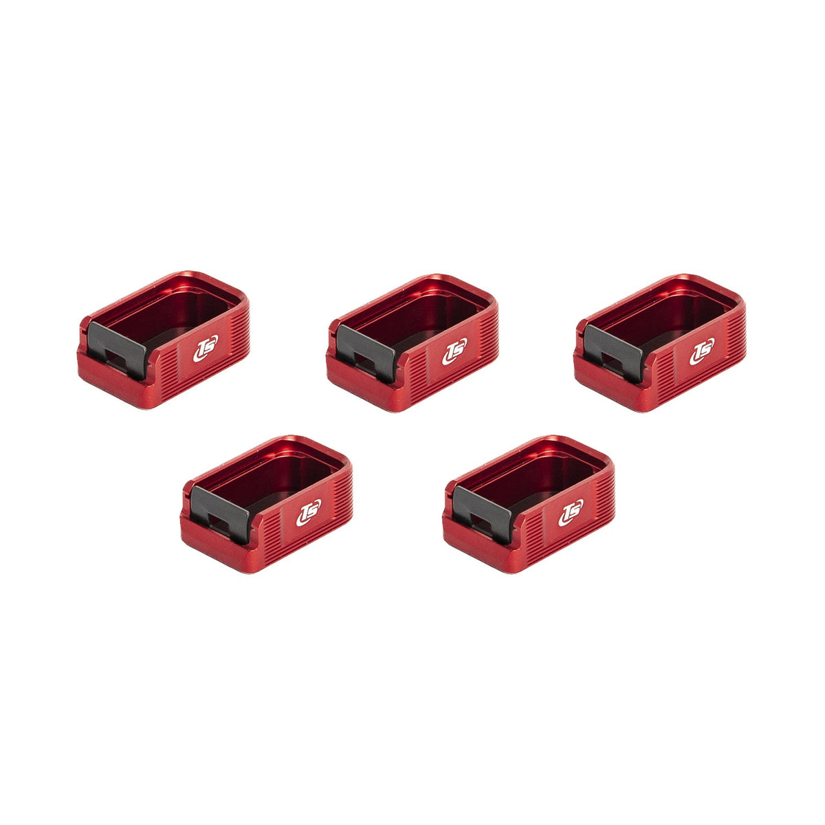 CZ Shadow 2, CZ 75 & SP-01 talons de chargeur alu TS - lot de 5 pcs | +2 cartouches