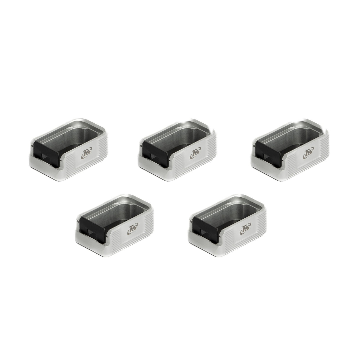 CZ Shadow 2, CZ 75 & SP-01 talons de chargeur alu TS - lot de 5 pcs | +2 cartouches