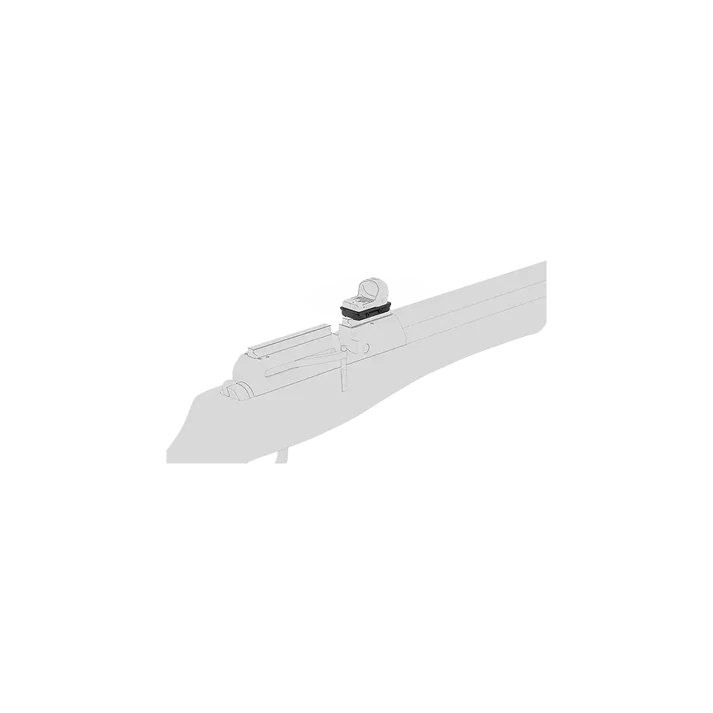 CZ 457 montage point rouge universel pour queue d'aronde | pour RMR, RMSc, DPP & Docter empreintes 