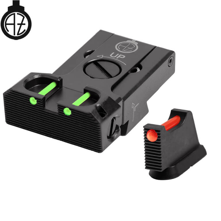 CZ 75B, CZ P-01, CZ 75 SP-01 organes de visée réglables | fibre optique B 