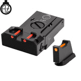 CZ 75B, CZ P-01, CZ 75 SP-01 organes de visée réglables | fibre optique B 