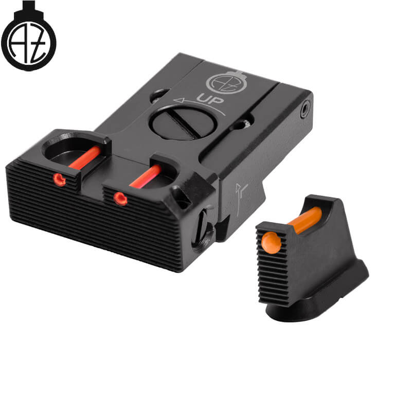 CZ 75B, CZ P-01, CZ 75 SP-01 organes de visée réglables | fibre optique B 