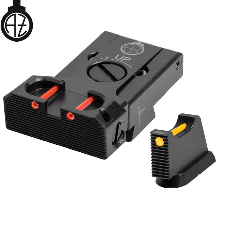 CZ 75B, CZ P-01, CZ 75 SP-01 organes de visée réglables | fibre optique B 