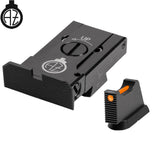 CZ 75B, CZ P-01, CZ 75 SP-01 organes de visée réglables | fibre optique A 