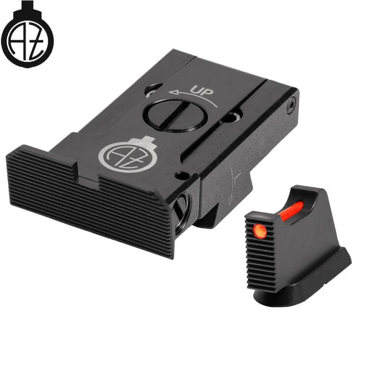CZ 75B, CZ P-01, CZ 75 SP-01 organes de visée réglables | fibre optique A 