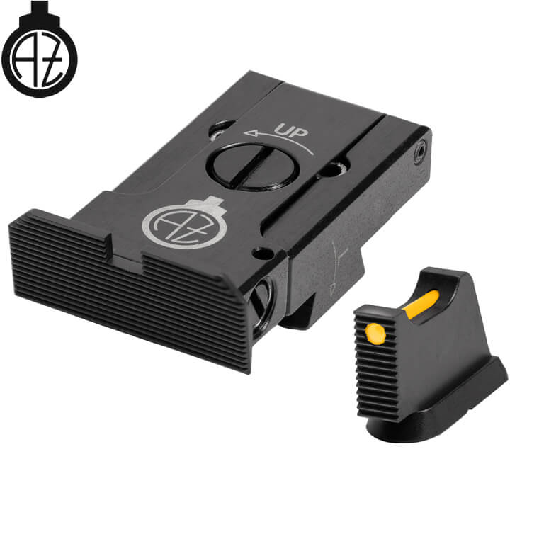CZ 75B, CZ P-01, CZ 75 SP-01 organes de visée réglables | fibre optique A 