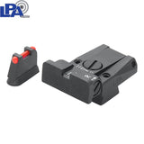 CZ 75B, CZ P-01, CZ 75 SP-01 ensemble d'organes de visée entièrement réglables avec fibres optiques LPA | type A