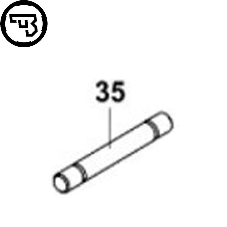 CZ P-10 axe de fixation du guidon | pièce n°35