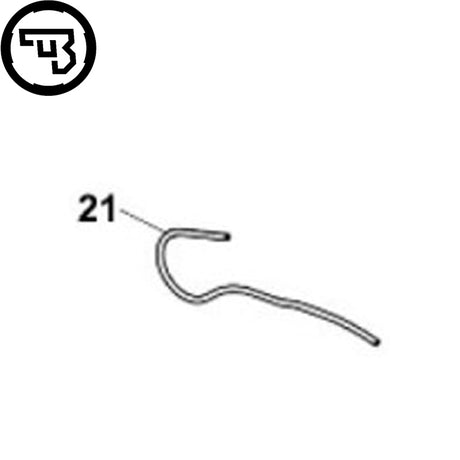 CZ P-10 ressort d’arrêtoir de culasse | pièce n°21