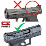 CZ P-10 montage point rouge | Shield RMSc empreinte 