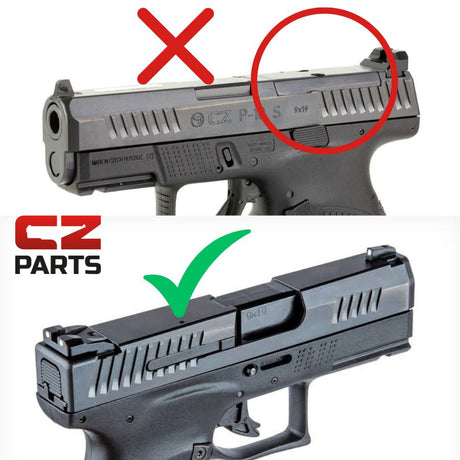 CZ P-10 montage point rouge | Trijicon RMR empreinte 