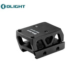 Rail Picatinny montage point rouge avec rehausse [21 mm] | Trijicon RMR empreinte