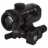 Sightmark XTM-3 grossisseur 3x avec montage point rouge LQD flip to side 