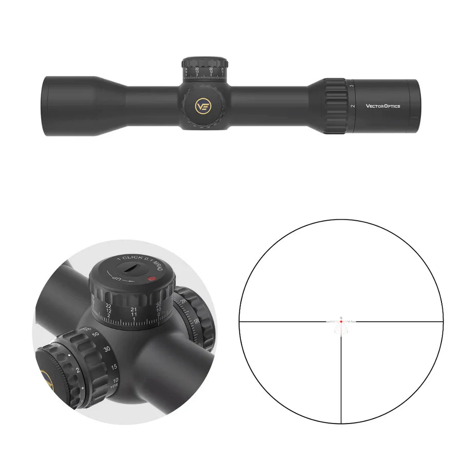 Vector Optics Continental x6 2-12x44 CTR MPVO lunette de visée