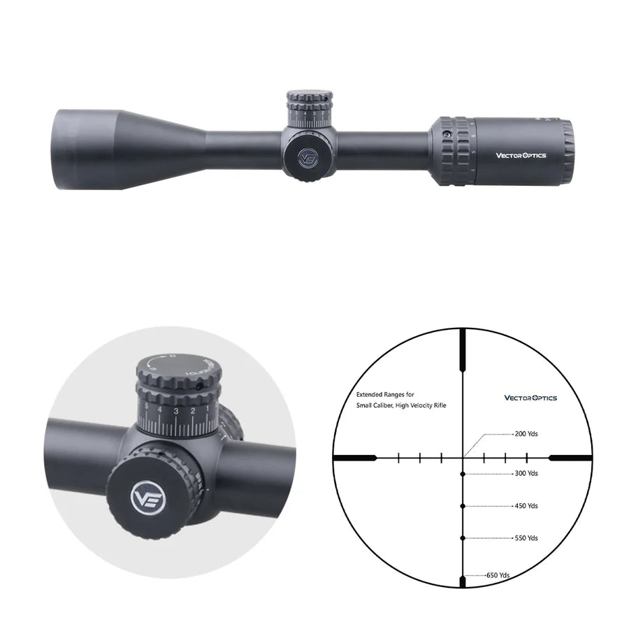 Vector Optics Hugo 3-12x44 SFP lunette de visée