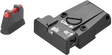 CZ P-07 CZ P-09 organes de visée réglables | fibre optique