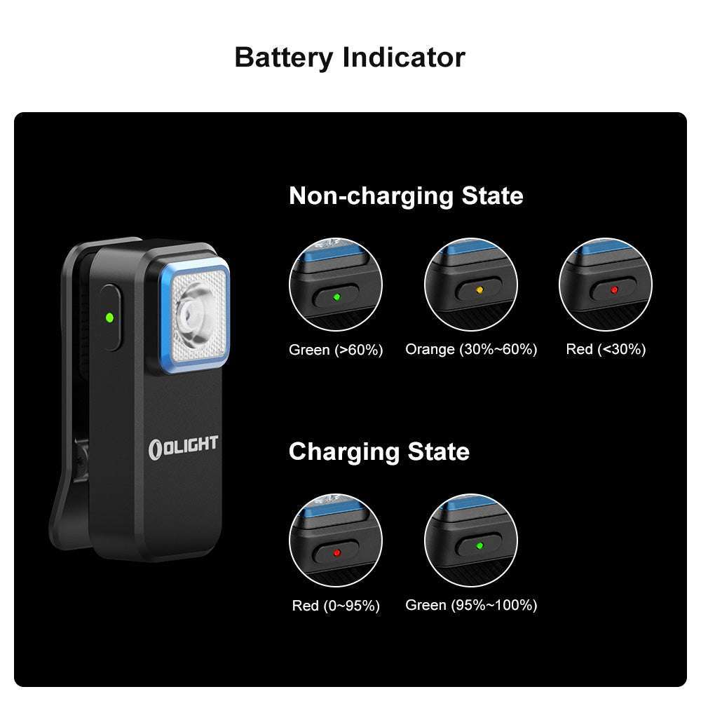 Olight Oclip | lampe à clip EDC rechargeable | 300 lm