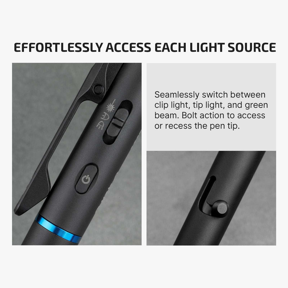 Olight O'Pen 3 | stylo multifonction avec lampe | 120 lm + laser vert