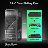 Olight Ostation 2 | chargeur de piles AA/AAA intelligent | 3-en-1