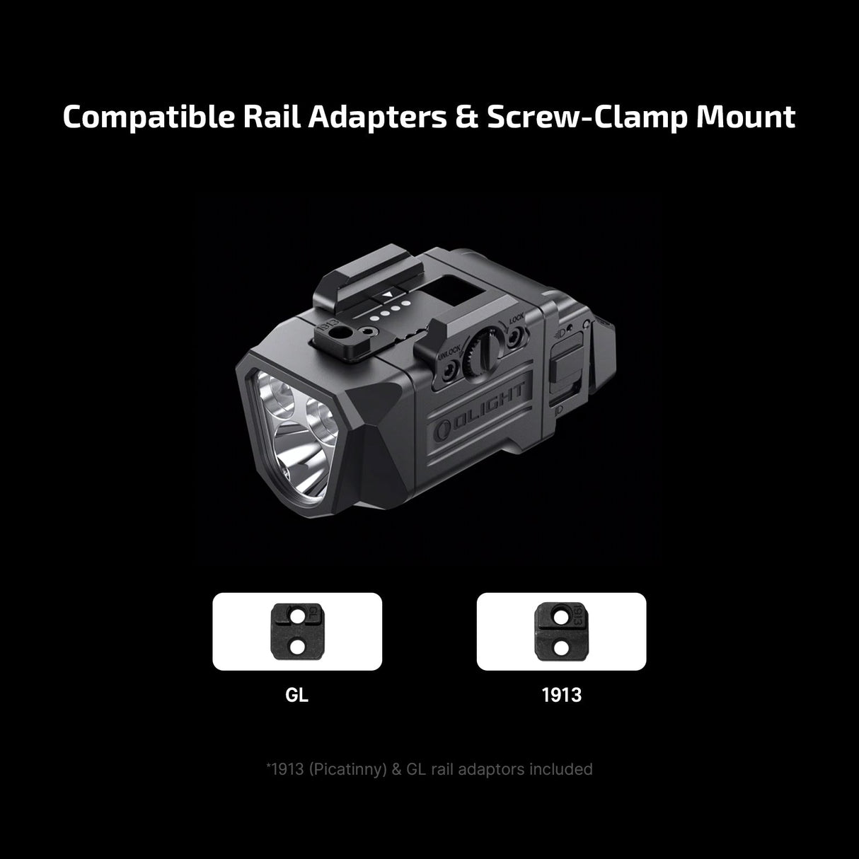 Olight PL X | lampe de pistolet | 1.200 lm