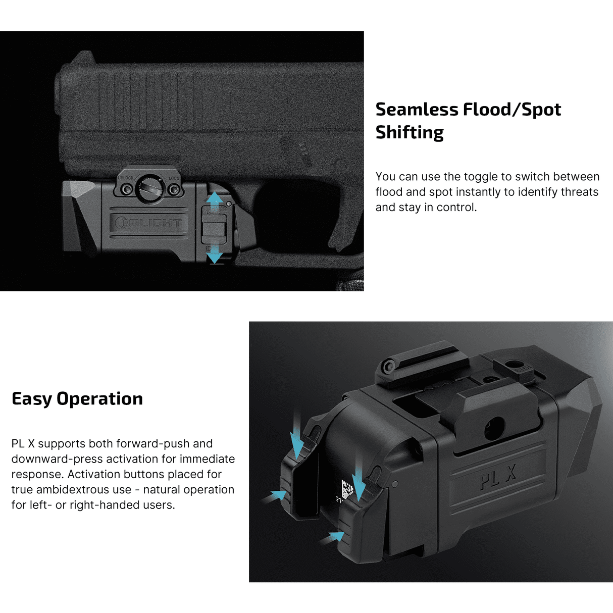 Olight PL X | lampe de pistolet | 1.200 lm