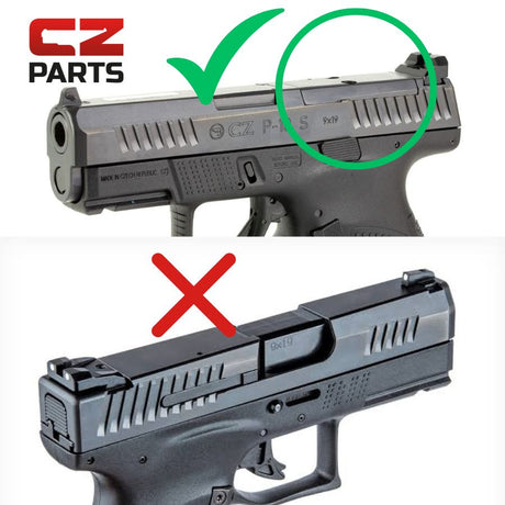 CZ P-10 plaque adaptatrice OR | Trijicon RMR empreinte 