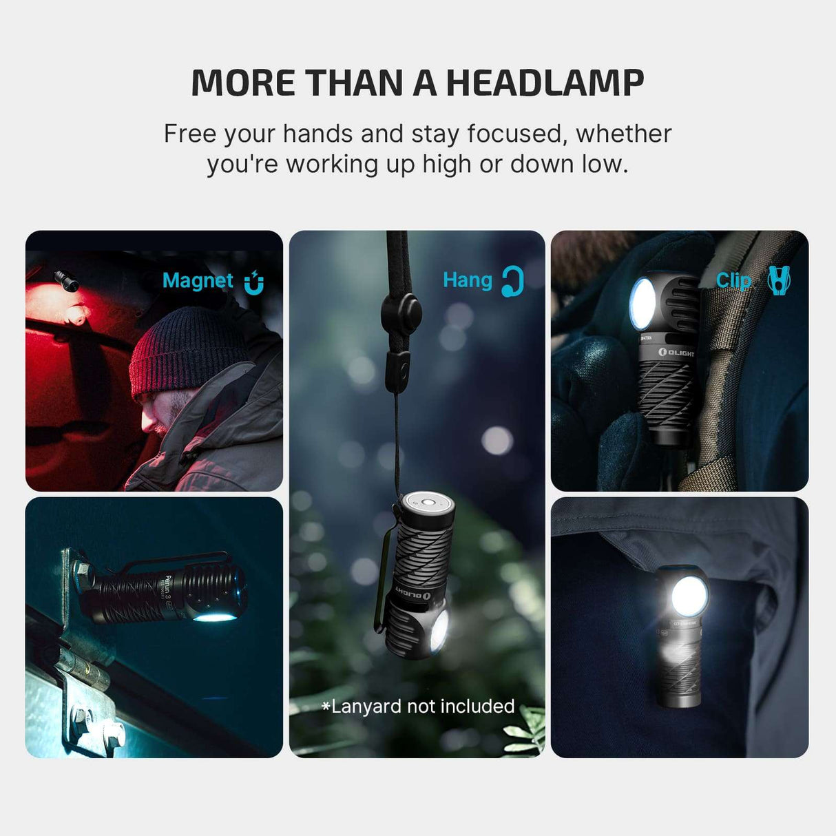 Olight Perun 3 Mini | lampe frontale rechargeable | 1.250 lm