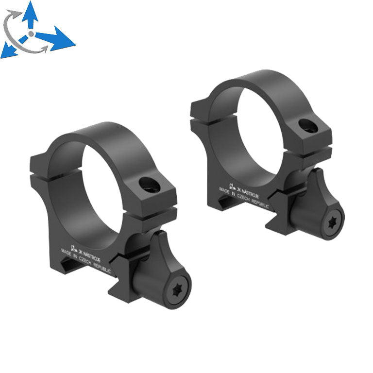 Anneaux de lunette 30mm | base Picatinny avec levier JK-N