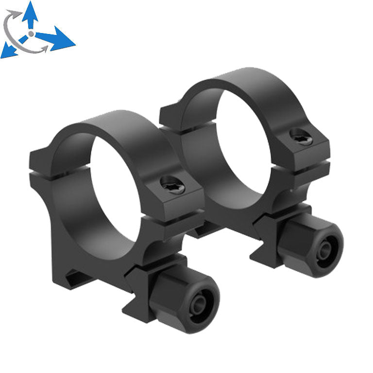Anneaux de lunette 30mm | base Picatinny avec écrou JK-N